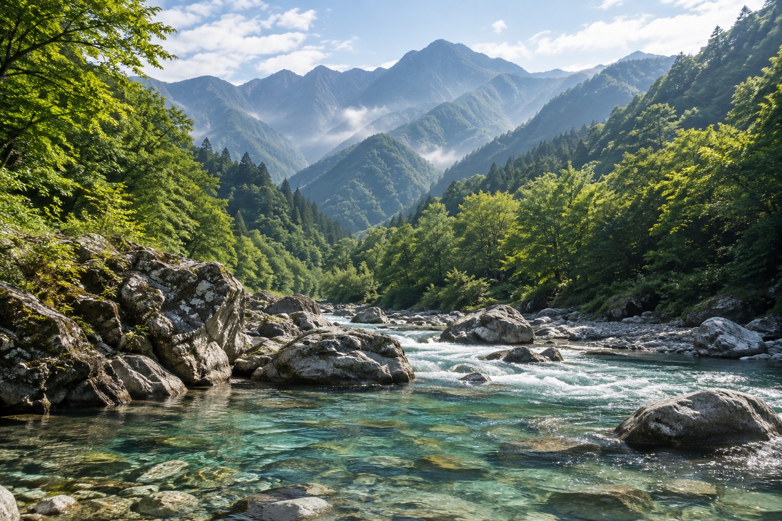 森と川の旅のイメージ